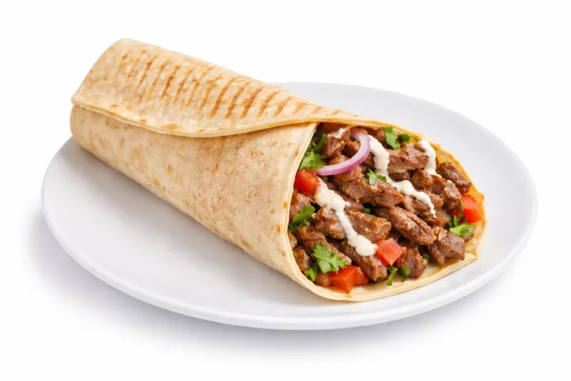 Beef Shawarma Wrap