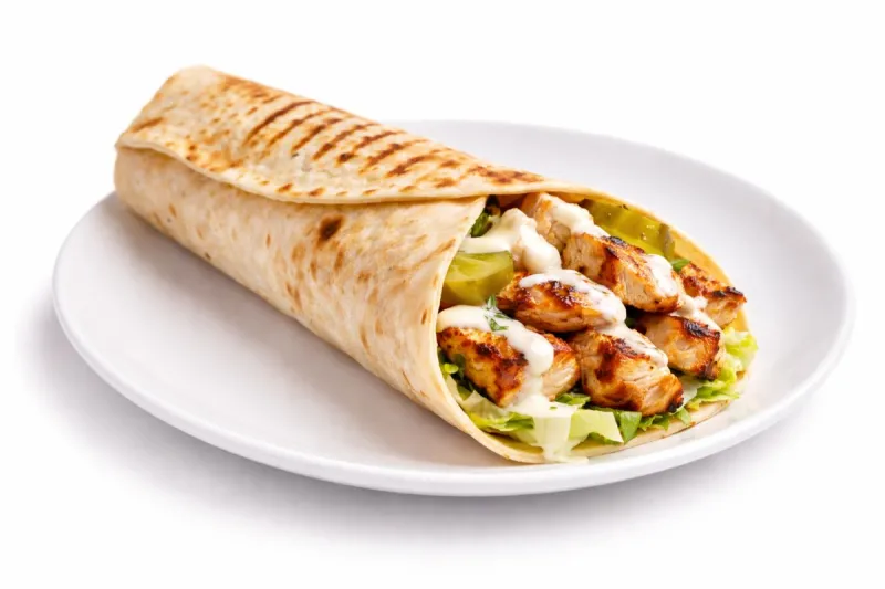 Shish Tawouk Wrap